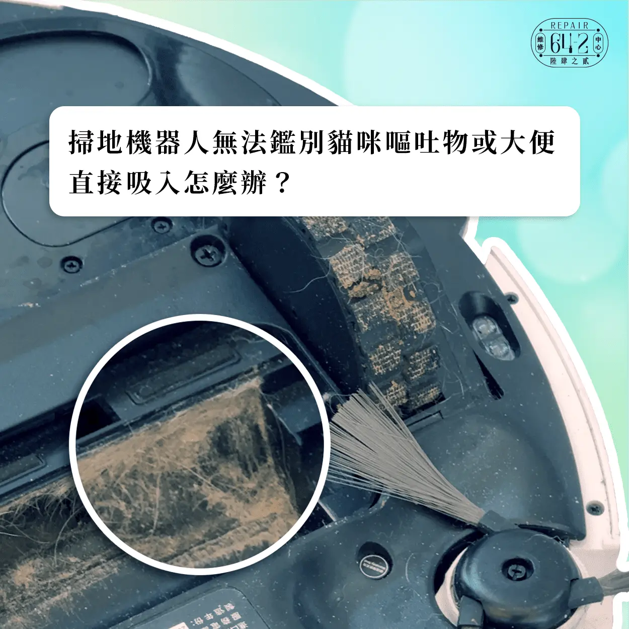 掃地機器人清潔-掃地機器人掃地機器人吸入貓咪大便