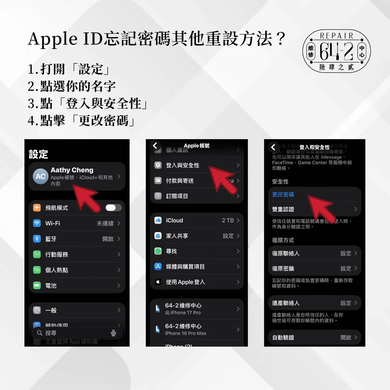 Apple ID忘記密碼重設技巧-Apple ID重新設定