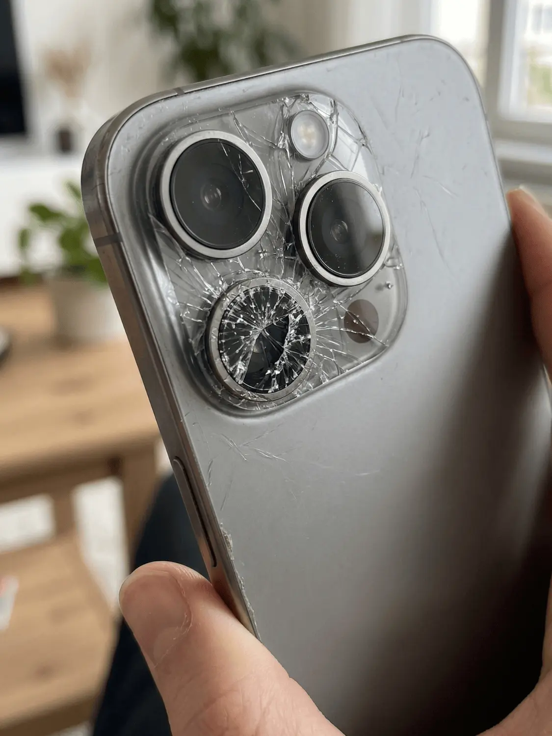 iPhone後鏡頭破裂